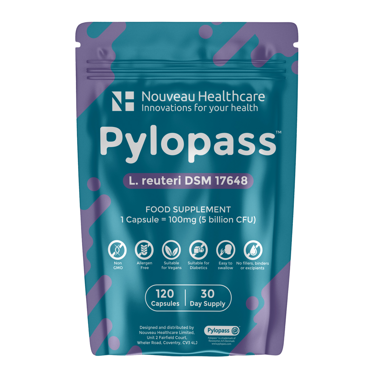 Pylopass L. reuteri DSM 17648