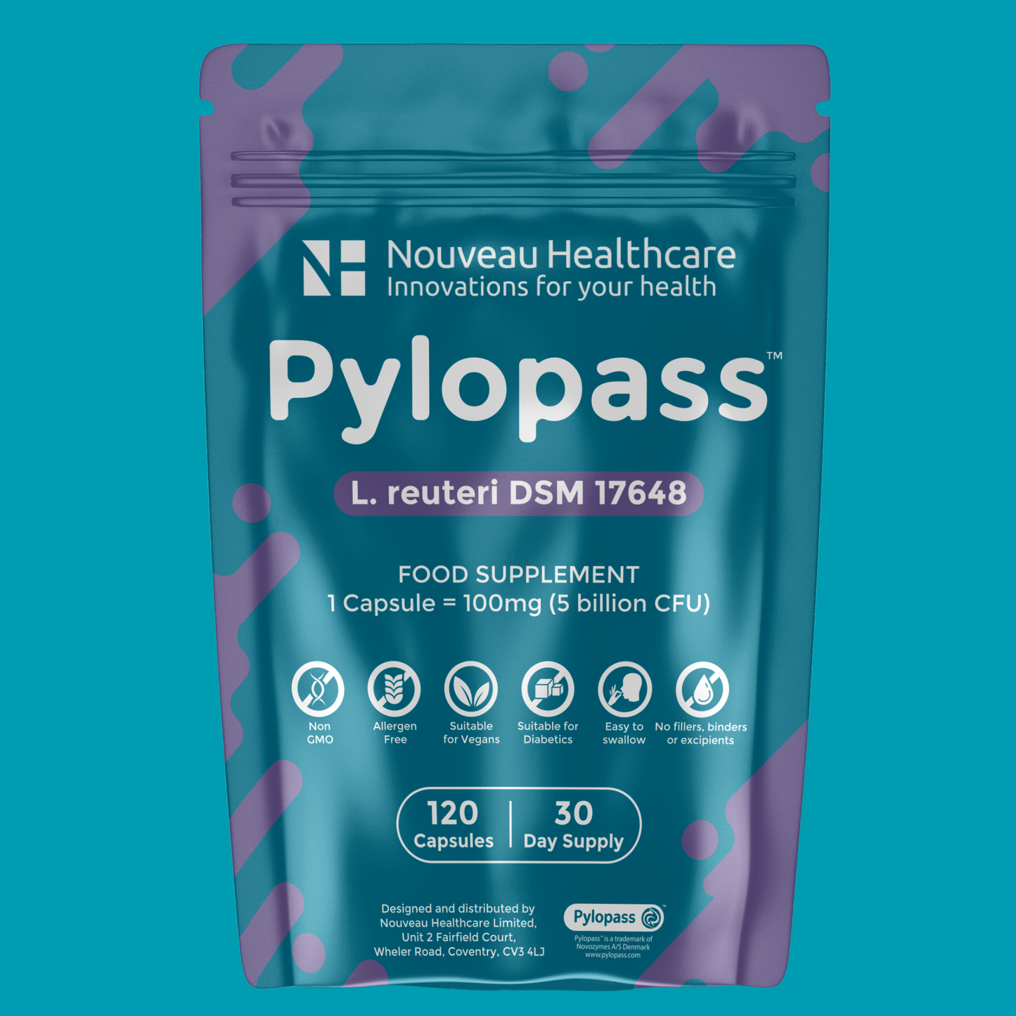 Pylopass L. reuteri DSM 17648