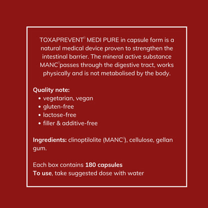 Toxaprevent Medi Pure Capsules (Lower GI: Intestines & Colon)
